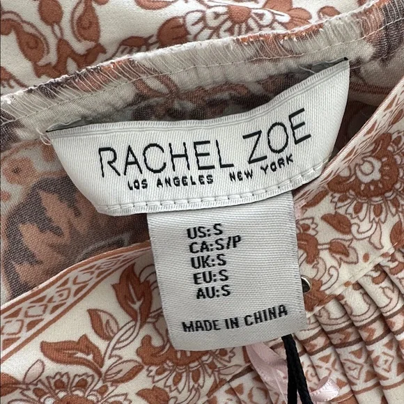 Rachel Zoe Floral Smocked Peplum Top - Picture 3 of 15